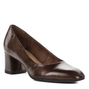 Tamaris barna lakk magassarkú cipő - Tamaris 1-22407-47 359