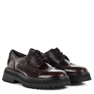 Tamaris bordó női Oxford cipő - Tamaris 1-23619-45 537