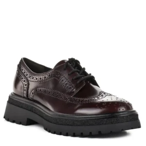 Tamaris bordó női Oxford cipő - Tamaris 1-23619-45 537