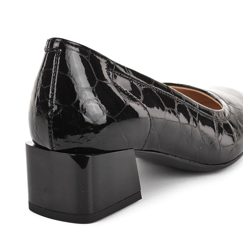 Pulso elegáns lakk bőr női cipő