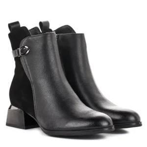 Filippo kis sarkú elegáns bőr bokacsizma - Filippo DBT8046/26 BK
