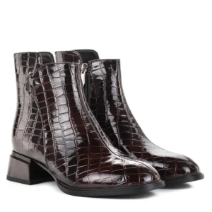 Filippo kis sarkú elegáns bőr bokacsizma barna színben - Filippo DBT8174/26 D BR