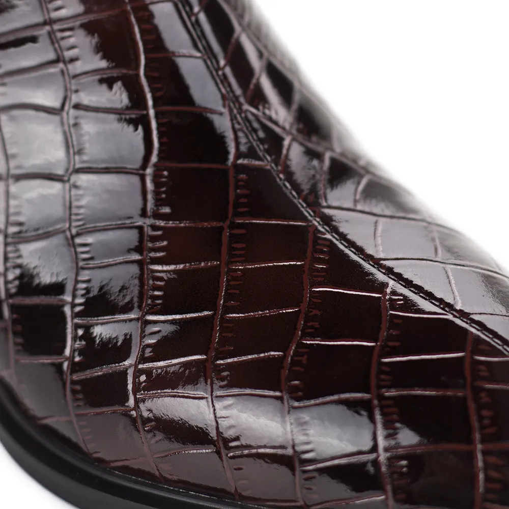 Filippo kis sarkú elegáns bőr bokacsizma barna színben - Filippo DBT8174/26 D BR